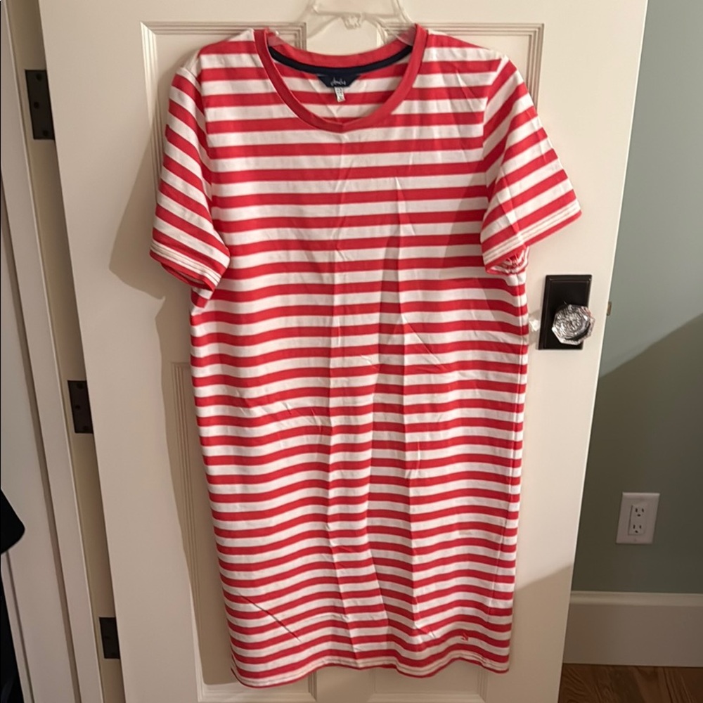 Joules Striped Red and White Tee